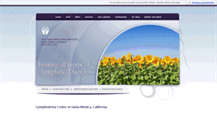 Desktop Screenshot of lymphedemacenter.com